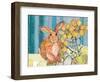 Floppy Bunny - Yellow Flowers-Robbin Rawlings-Framed Art Print