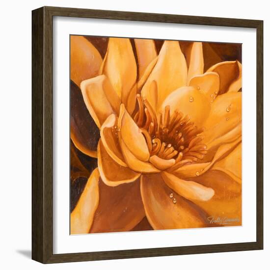 Flor de Loto II-Nelly Arenas-Framed Art Print