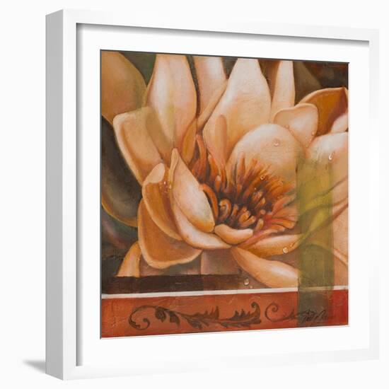 Flor de Loto II-Nelly Arenas-Framed Premium Giclee Print