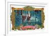 Flor de Romeo Brand Cigar Box Label, Famous Romeo and Juliet Balcony Scene-Lantern Press-Framed Premium Giclee Print