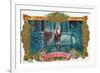 Flor de Romeo Brand Cigar Box Label, Famous Romeo and Juliet Balcony Scene-Lantern Press-Framed Art Print