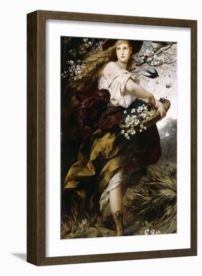 Flora, 1883-Ferdinand Keller-Framed Giclee Print