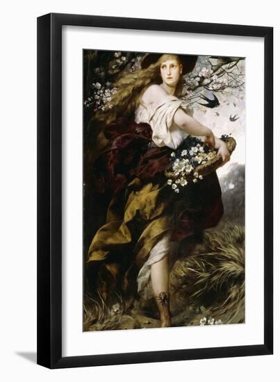 Flora, 1883-Ferdinand Keller-Framed Giclee Print