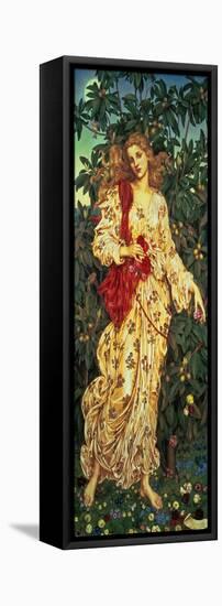 Flora, 1894-Evelyn De Morgan-Framed Stretched Canvas