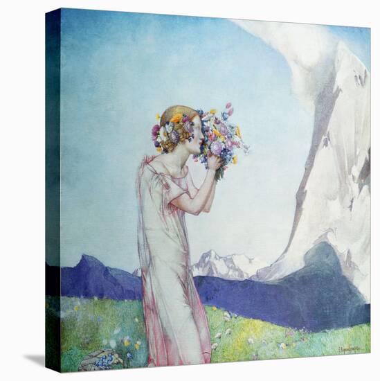 Flora Alpina-Edward Reginald Frampton-Stretched Canvas