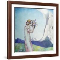 Flora Alpina-Edward Reginald Frampton-Framed Giclee Print