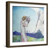 Flora Alpina-Edward Reginald Frampton-Framed Giclee Print