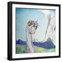 Flora Alpina-Edward Reginald Frampton-Framed Giclee Print