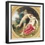 Flora and Zephyr, 1875-William Adolphe Bouguereau-Framed Giclee Print