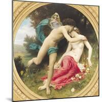 Flora and Zephyr, 1875-William Adolphe Bouguereau-Mounted Giclee Print