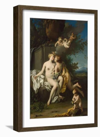 Flora and Zephyr, c.1730-Jacopo Amigoni-Framed Giclee Print