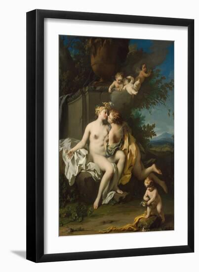 Flora and Zephyr, c.1730-Jacopo Amigoni-Framed Giclee Print