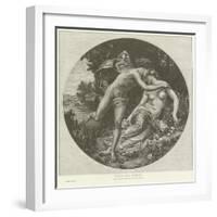 Flora and Zephyr-William Adolphe Bouguereau-Framed Giclee Print