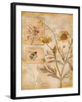 Flora Bumble Bee-Paul Brent-Framed Art Print