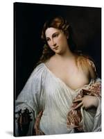 Flora, Ca 1515-Titian (Tiziano Vecelli)-Stretched Canvas