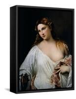 Flora, Ca 1515-Titian (Tiziano Vecelli)-Framed Stretched Canvas