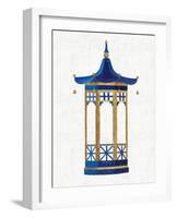 Flora Chinoiserie VII Textured-Emily Adams-Framed Art Print