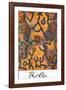 Flora di Roccia-Paul Klee-Framed Art Print