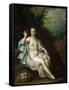 Flora, Dutch Painting of 17th Century-Pieter Borm-Framed Stretched Canvas