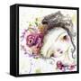 Flora Frida 491-Mindy Lacefield-Framed Stretched Canvas