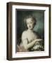 Flora, Half Length, Holding Plums-Rosalba Giovanna Carriera-Framed Giclee Print