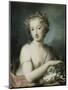 Flora, Half Length, Holding Plums-Rosalba Giovanna Carriera-Mounted Giclee Print