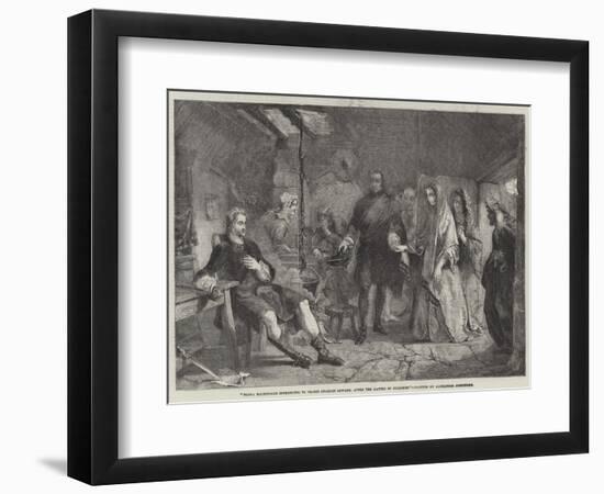 Flora Macdonald Introduced to Prince Charles Edward, after the Battle of Culloden-Alexander Johnston-Framed Giclee Print