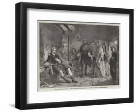 Flora Macdonald Introduced to Prince Charles Edward, after the Battle of Culloden-Alexander Johnston-Framed Giclee Print