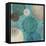 Flora Mood Blue II-Veronique Charron-Framed Stretched Canvas