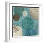 Flora Mood Blue II-Veronique Charron-Framed Art Print