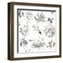 Flora Outlines-Asia Jensen-Framed Art Print