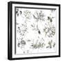 Flora Outlines-Asia Jensen-Framed Art Print