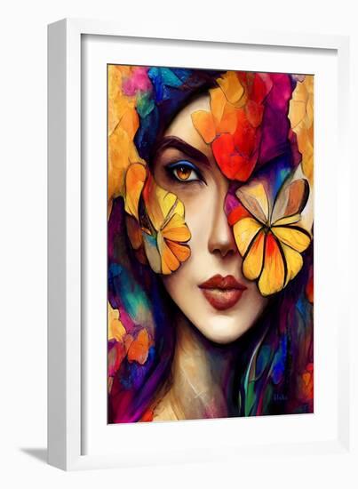 Flora Parable, C.2022 (Digital Art)-Blake Munch-Framed Giclee Print