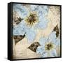 Flora Symphony 4 Blue-Diane Stimson-Framed Stretched Canvas