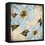 Flora Symphony 4 Blue-Diane Stimson-Framed Stretched Canvas