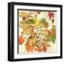 Flora & Tanager I-Julie Paton-Framed Art Print