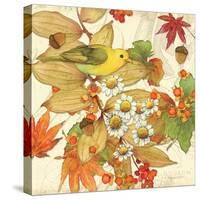 Flora & Tanager I-Julie Paton-Stretched Canvas