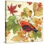 Flora & Tanager II-Julie Paton-Stretched Canvas