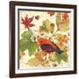 Flora & Tanager II-Julie Paton-Framed Art Print