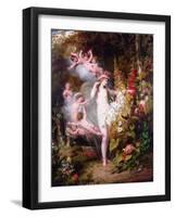 Flora Unveiled by Zephyrs, 1807-Richard Westall-Framed Giclee Print