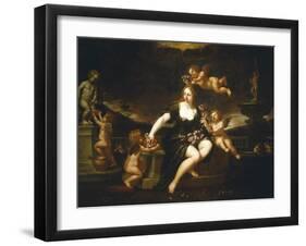 Flora with Putti-Francesco Albani-Framed Giclee Print