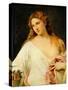 Flora-Titian (Tiziano Vecelli)-Stretched Canvas