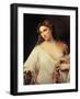 Flora-Titian (Tiziano Vecelli)-Framed Art Print