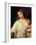 Flora-Titian (Tiziano Vecelli)-Framed Art Print