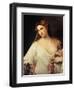 Flora-Titian (Tiziano Vecelli)-Framed Art Print