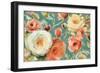 Florabundance I Autumn Teal-Lisa Audit-Framed Premium Giclee Print