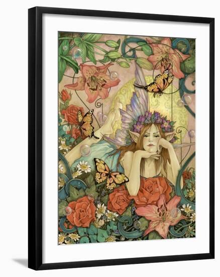 Florabundance-Linda Ravenscroft-Framed Giclee Print