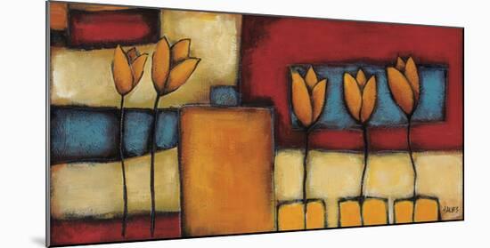 Floral Abstract I-H^ Alves-Mounted Giclee Print