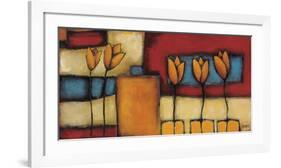 Floral Abstract I-H^ Alves-Framed Giclee Print