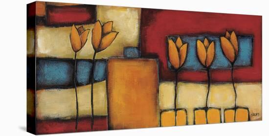 Floral Abstract I-H Alves-Stretched Canvas